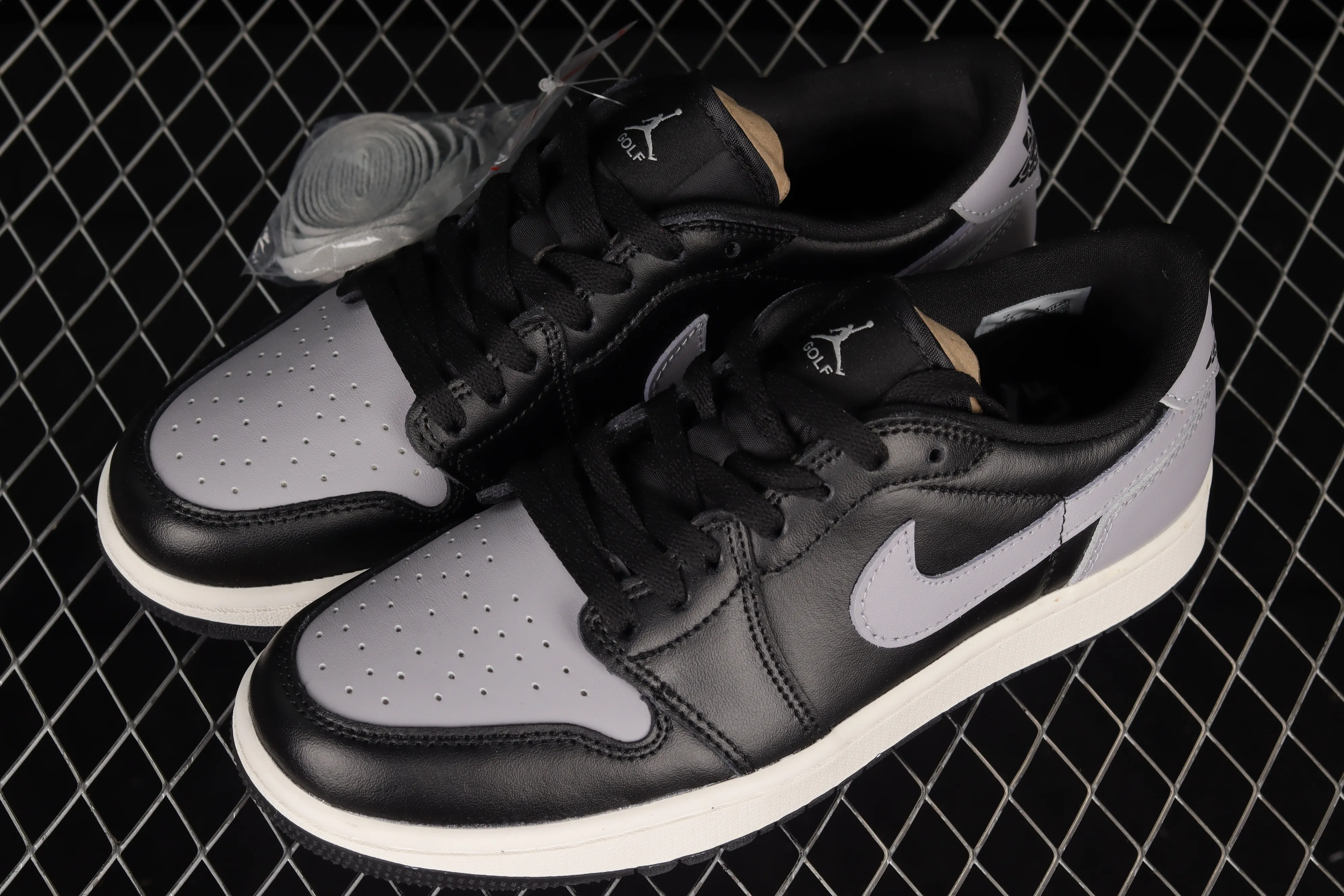 All categories Air Jordan Jordan series basketball shoes Air Jordan 1 Low Z version Air Jordan 1 Low Golf "Shadow" AJ1 Joe 1 new golf version black and gray shadow color DD9315-001